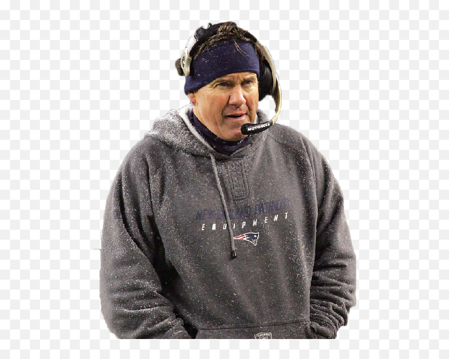 Pin - Bill Belichick Nfl Equipment Hoodie Emoji,Bill Belichick No Emotion