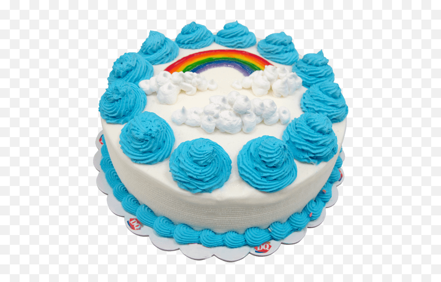 Pictures On Birthday Cake Dairy Queen - Dq Ice Cream Cake Rainbow Emoji,Emoji Cake Walmart