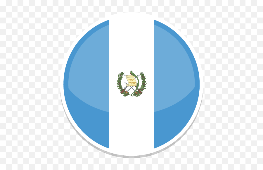 Guatemala Free Icon Of Round World Flags Icons - Flag Icon Of Nicaragua Emoji,Emoticon Bandera De Venezuela Facebook
