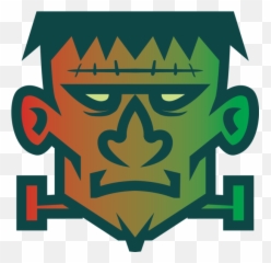 Halloween Logo Cartoon Symbol For Halloween Monster For - Fictional Character Emoji,Santa Text Emoticon
