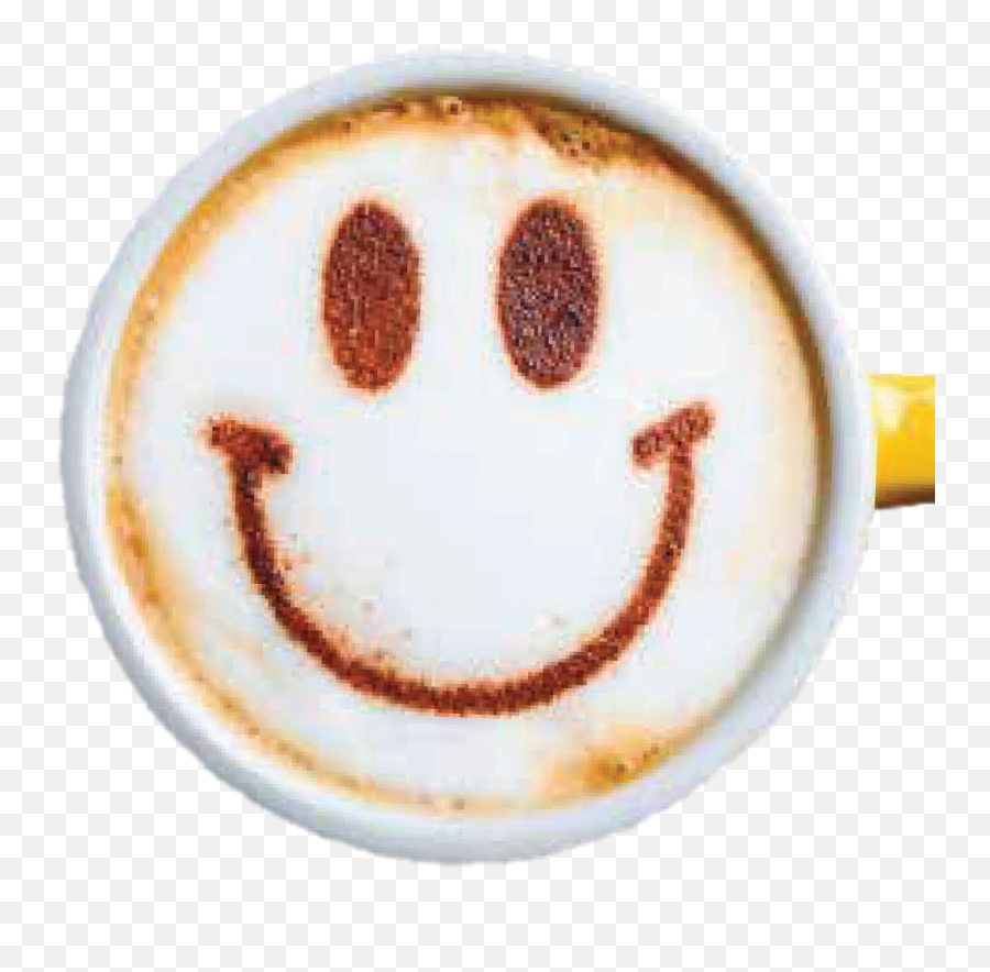 Der Smiley Latte Art Anleitung So Verziert Man - Happy Emoji,Latte Emoticon