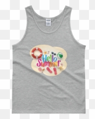 Hello Summer Png - Funny Workout Tanks Mens 2411173 Vippng Sleeveless Emoji,Funny Gym Emojis
