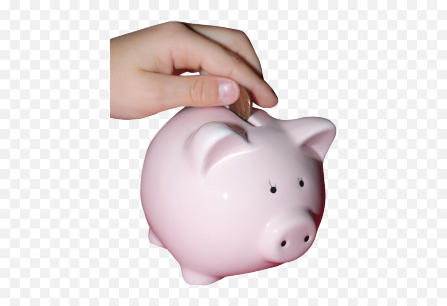 Real Piggy Bank Hand Money Saving Png Transparent Images - Piggy Bank Png Emoji,Emoji Coin Bank