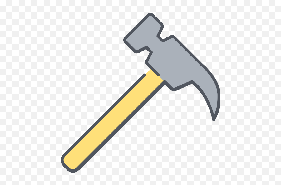 Hammer Vector Svg Icon 6 - Png Repo Free Png Icons Framing Hammer Emoji,Like With A Hammer Emoticon