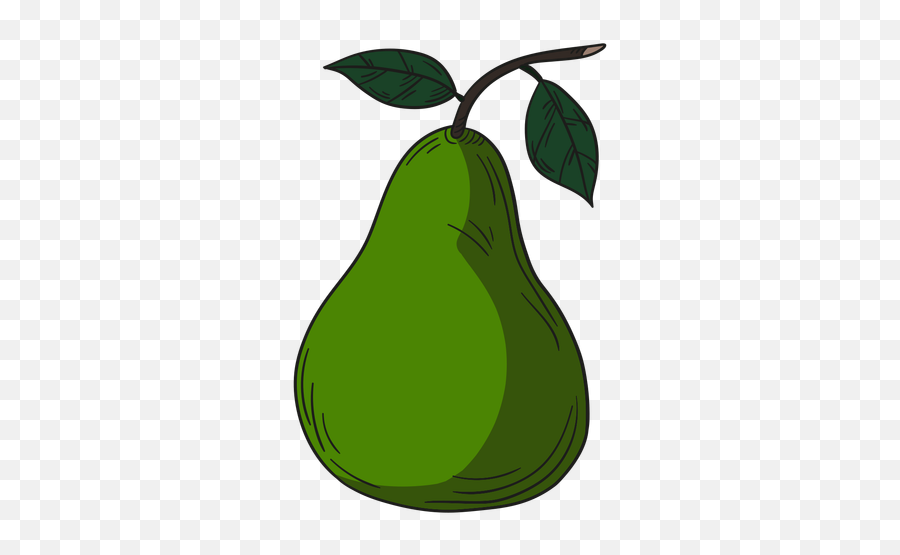 Illustration Green Pear Transparent Png - Imagen Animada De Pera Emoji,Pear Stroking A Bananna Emoji