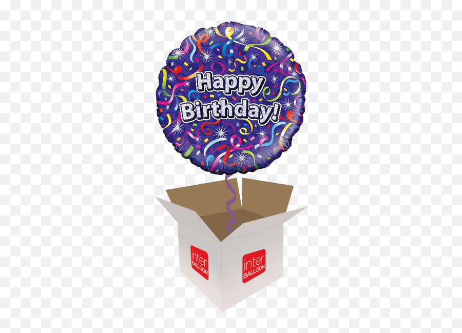 Birthday Helium Balloons Delivered In The Uk By Interballoon - Jack Daniels Happy Birthday Emoji,Happy Birthday Emoji Texts