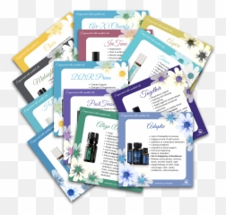 Blend Oil Info Cards With Affirmations Pdf Printable Jade Emoji,Oils Book For Emotions