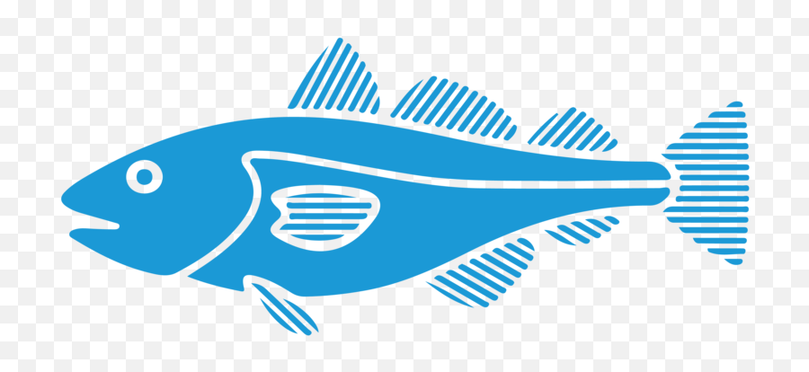 Meat Clipart Blue Fish Meat Blue Fish Transparent Free For - Cod Fish Vector Emoji,Fish Emoji Pillow