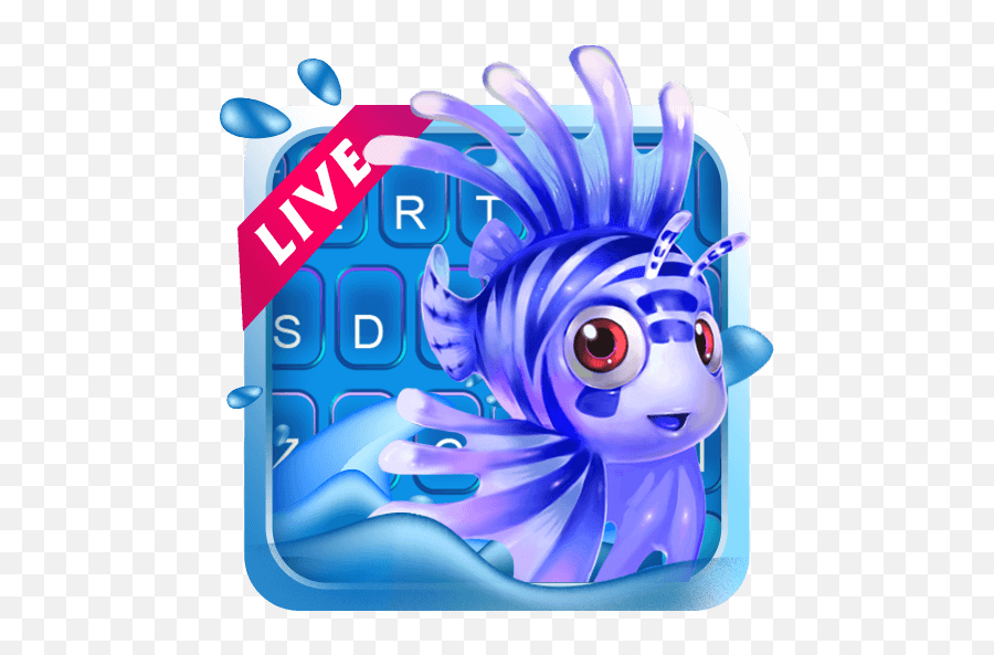 3d Live Fish Keyboard Theme - Fictional Character Emoji,Skull Fish Fish Emoji