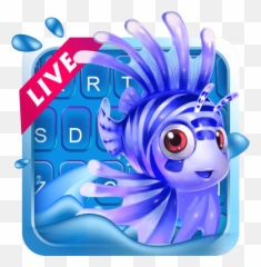 3d Live Fish Keyboard Theme - Fictional Character Emoji,Skull Fish Fish Emoji