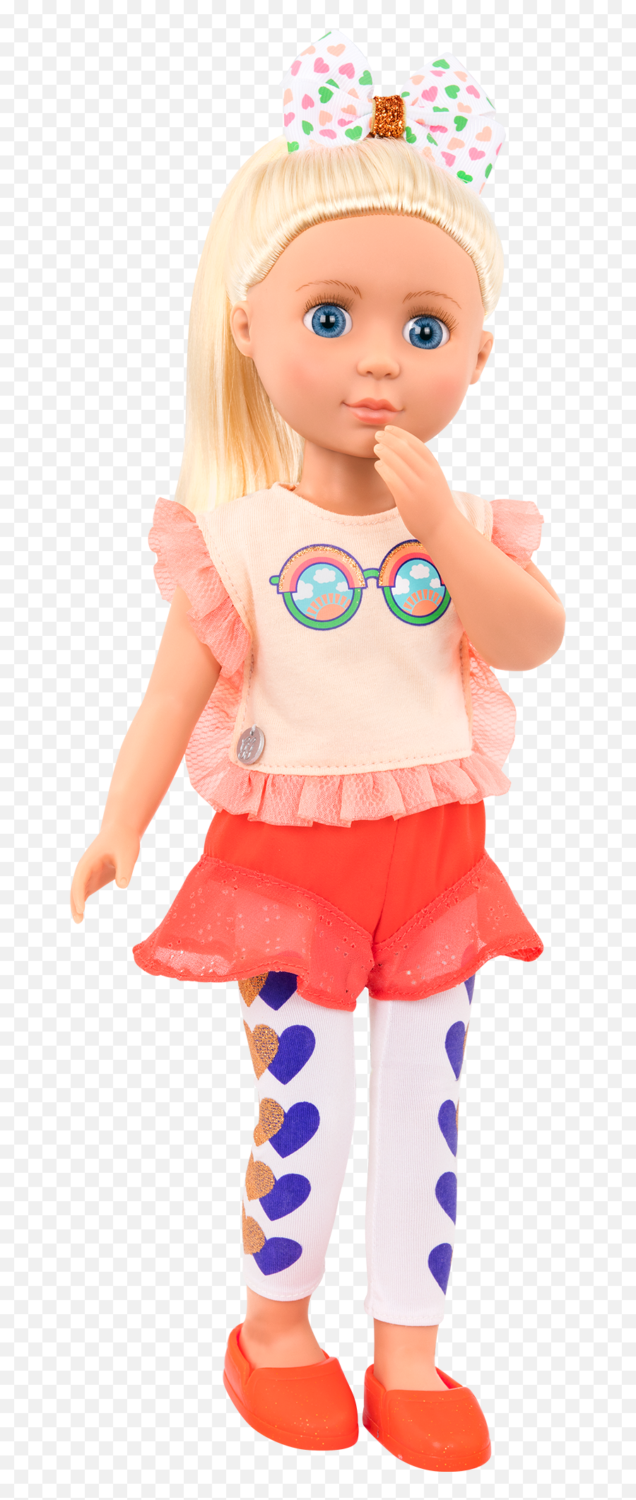 Dayle Posable 14 - Inch Doll Glitter Girls Emoji,Emoji Dancing Dolls