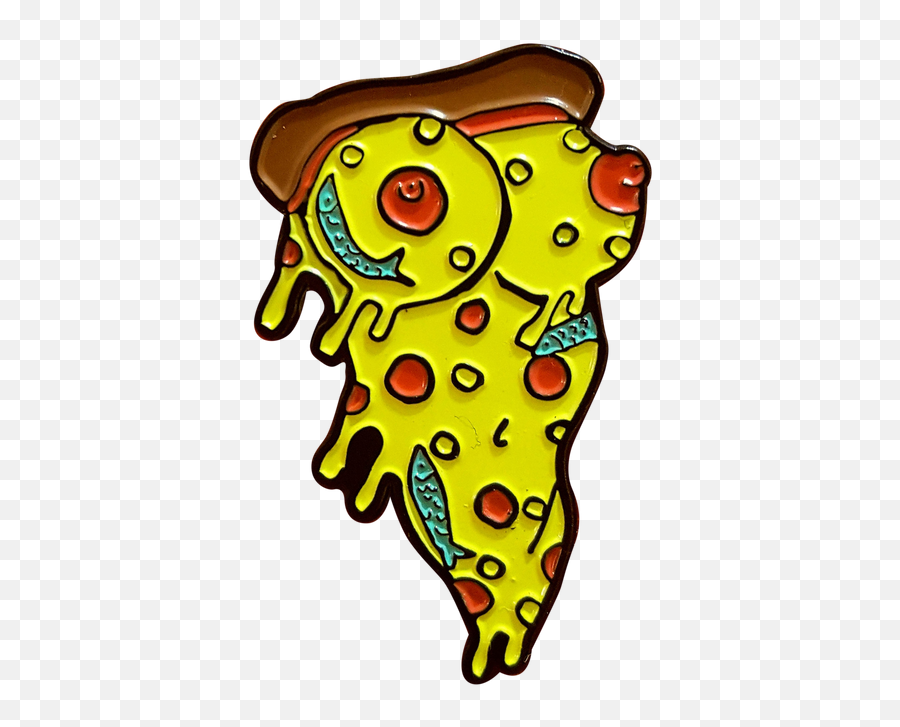 Pizza Tits Pin Emoji,Cherry Emoji Boobs