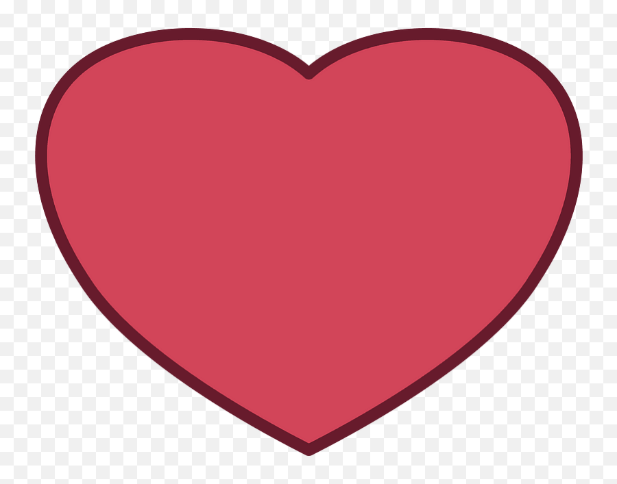 Red Heart Clipart Free Download Transparent Png Creazilla Emoji,Hand Over Heart Emoji