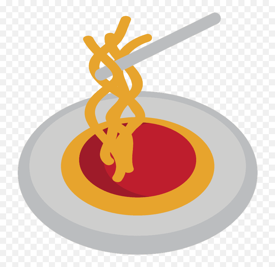 Spaghetti Emoji Clipart - Circle,Spaghetti Emoji