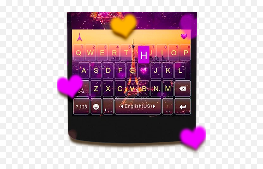 Download Romantic Paris Kika Keyboard Android Aplikasi - Girly Emoji,Kika Teclado Emoji Gifs