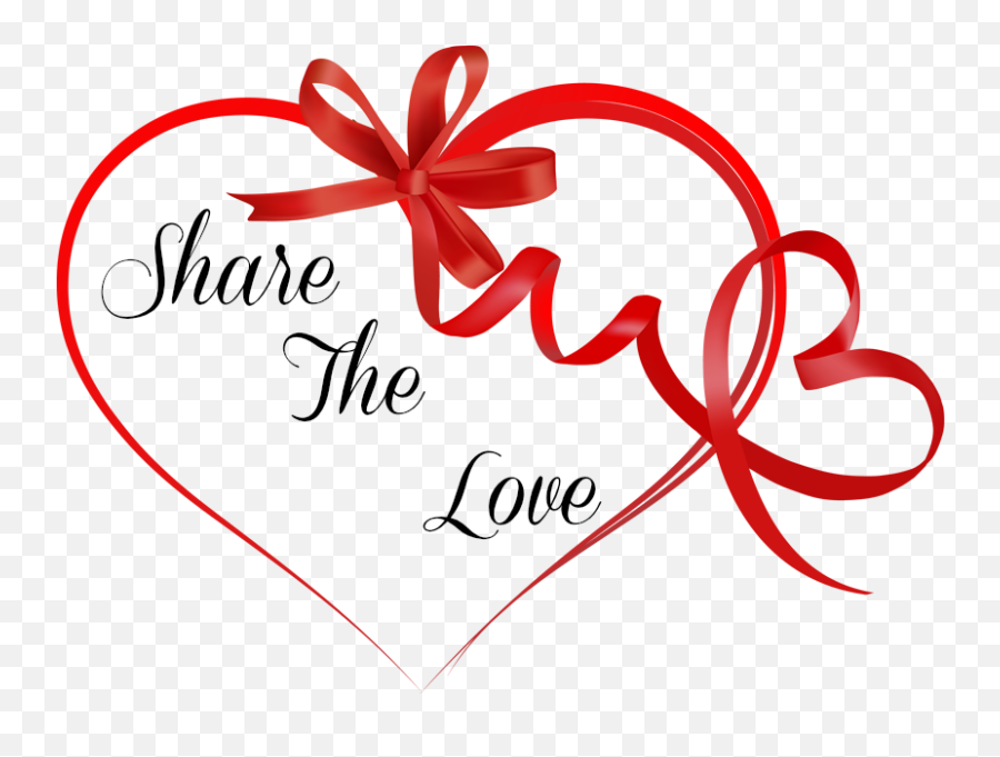 Of The Share The Love Is Underway And We Have Love - Heart Share The Love On Christmas Day Emoji,Ribbon Heart Emoji