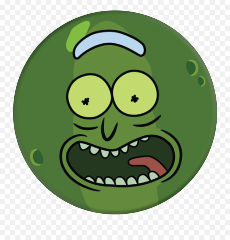 Nearly 60 New And Products - Pickle Rick Face Emoji,Rick And Morty Emoticons
