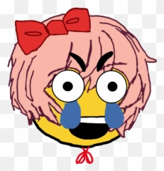 Laughing Til Crying Sayori Emoji - Sayori Emoji,Monika Emoji