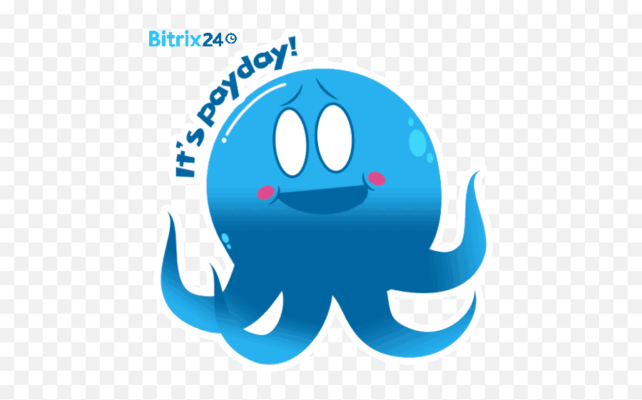 Bitrix24 Octopus Gif - Bitrix24 Octopus Happy Discover U0026 Share Gifs Happy Emoji,Excited Animated Emoticon