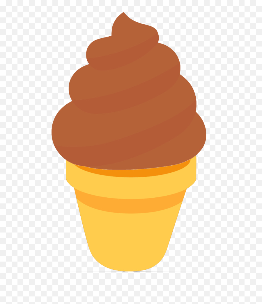 Language Emoji,Chocolate Ice Cream Emoji