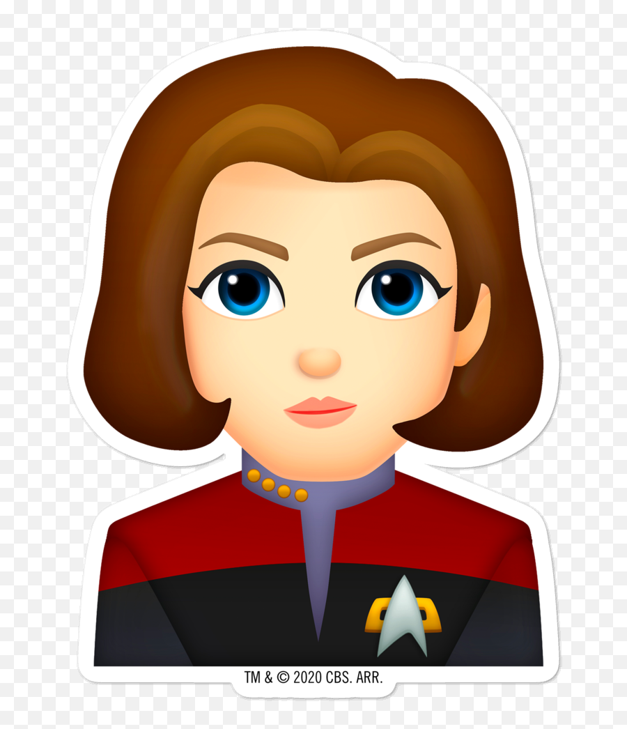 The Trek Collective Cute Star Trek Character Emoji Stickers - Star Trek Emoji,Ninja Emoji