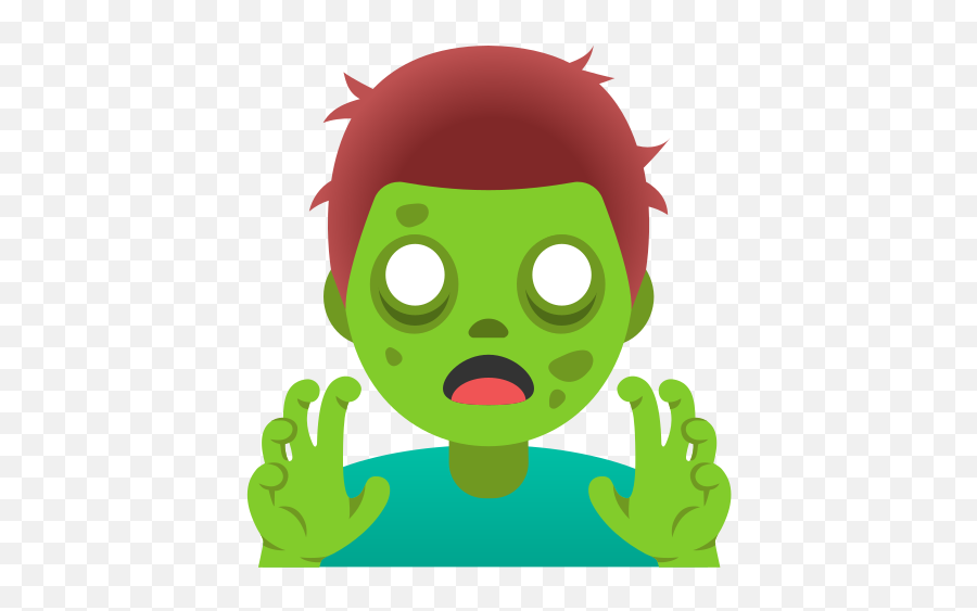 U200d Man Zombie Emoji - Fictional Character,Emoji Walking Dead