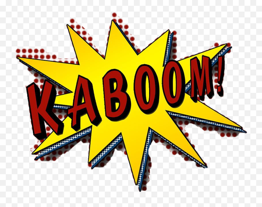 Comicbook Kaboom Sticker - Language Emoji,Kaboom Emoji