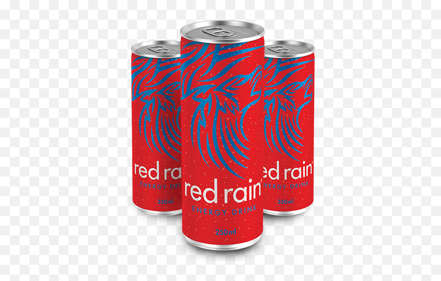 Red Rain - Cylinder Emoji,Tribal Emotion Energy Drink