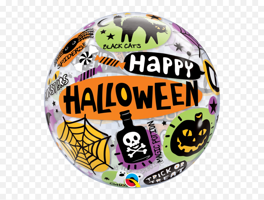 Halloween Message Icon Bubbles Balloon - For Soccer Emoji,100 Pics Halloween Emoji