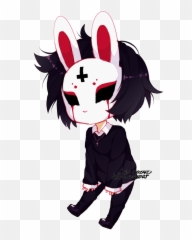 15 - Anime Girl Bunny Mask Emoji,Anime Emotion Sheet
