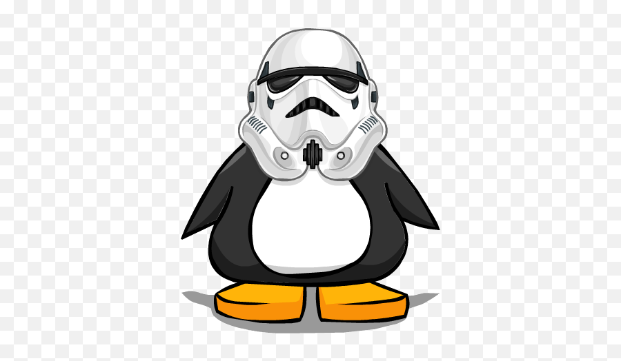 Stormtrooper Helmet - Club Penguin Penguin In Propeller Hat Emoji,Storm Trooper Emoji