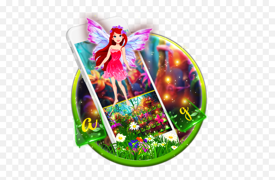 Cute Fairy Keyboard - Fairy Emoji,Fairy Emoji Android