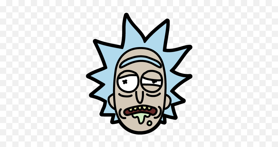Pocket Mortys - Rick Face Png Emoji,Rick Sanchez Emoticon