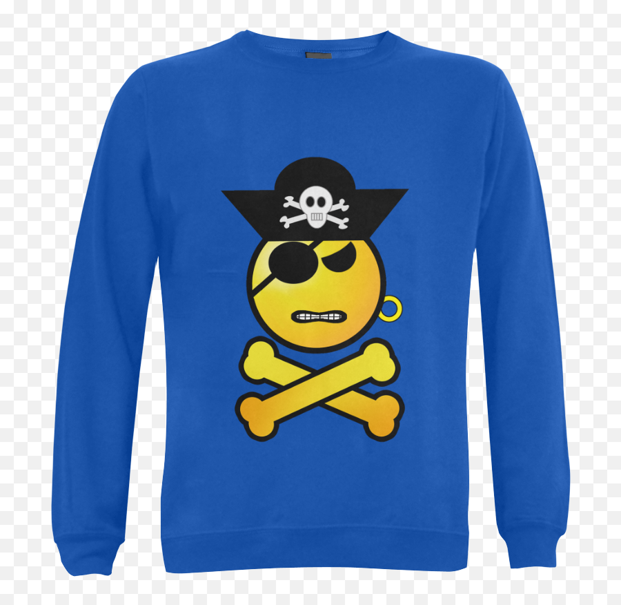 Pirate Emoticon - Frowning Emoji Gildan Crewneck Sweatshirtnew Model H01 Id D535813 Sweater,Sweater Emoji