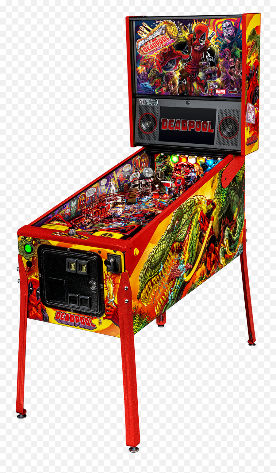 Deadpool U2013 Stern Pinball - Deadpool Pinball Machine Emoji,Deadpool Banner Emoticons