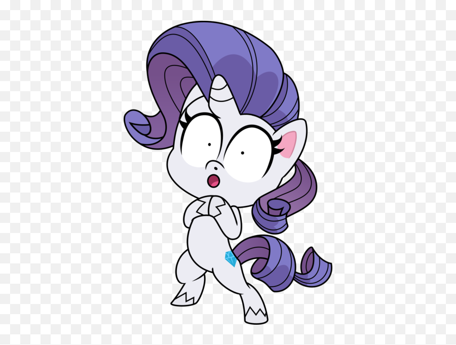 Sollace Bipedal - Mlp Pony Life Rarity Vector Emoji,Mlp Chibi Emotions