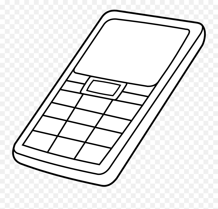 Ringing Cell Phone Clipart - Clipartix Cartoon Phone Black Background Emoji,Cellphone Emoji