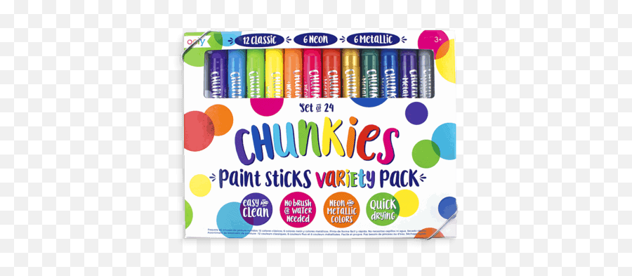 10 Must Have Art Supplies For Kids - Ooly Chunkies Paint Sticks Emoji,You Are Not An Artist You Just Have Big Emotions Neon Sign