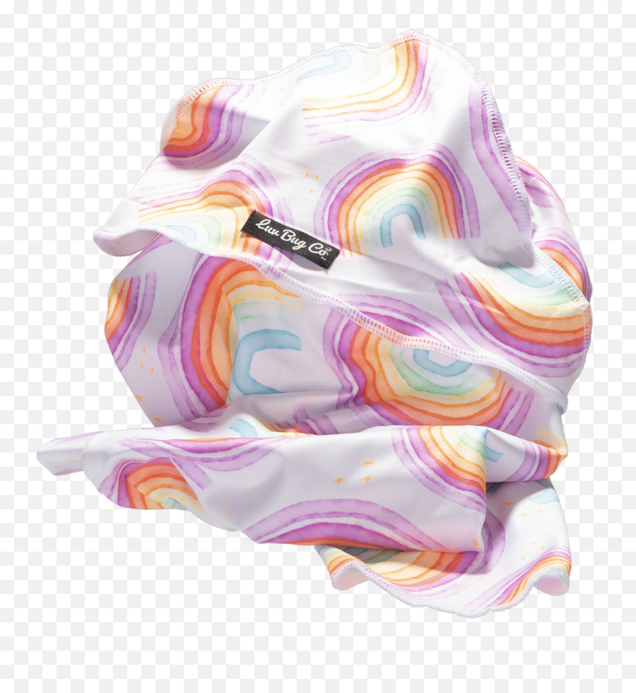 Rainbow Hooded Upf 50 Towel - Trippy Emoji,Rainbow Heart Eye Emoji
