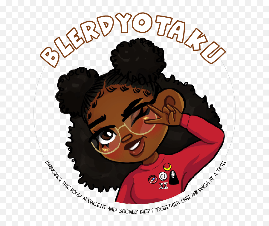 Murray - Black Girl Anima Emoji,Otaku Emotion Mask