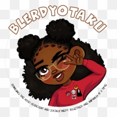 Murray - Black Girl Anima Emoji,Otaku Emotion Mask