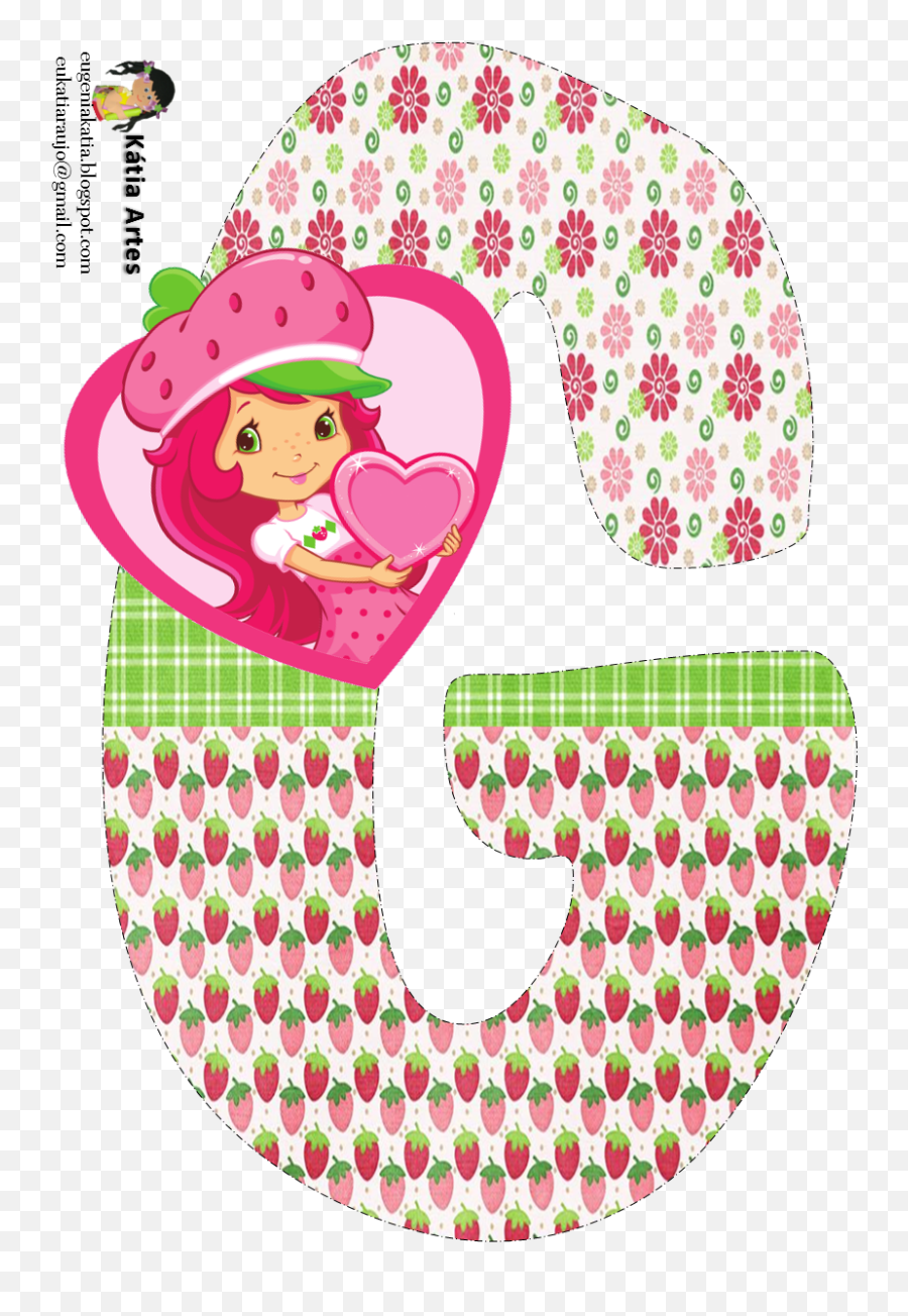 Alfabeto De Strawberry Shortcake Con - Alphabet Strawberry Shortcake Letters Emoji,Raspberry Emoji