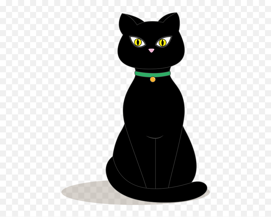 Free Photo Black Cat Feline Cat Pet - Black Cat Emoji,Cat Eyes For Different Emotions