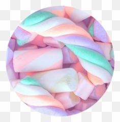 Circule Marshmallow Sticker - Papel De Parede Doces Emoji,Emojis Marshmellow