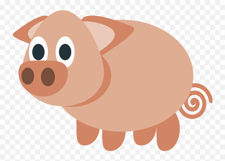 Pig Emoji Clipart - Soft,Pig Emoticon Full Text