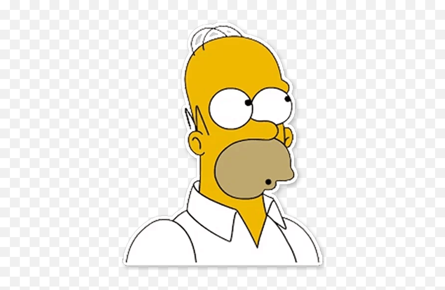 Homer Simpson Simpsons Cartoon - Stikers Para Whatsapp De Los Simpson Emoji,Homero Simpson Como Hacer Emoticon