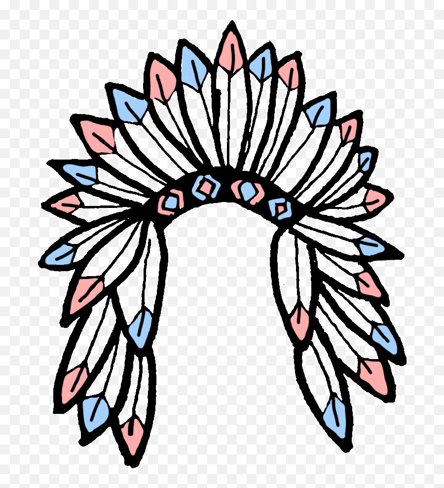 Native American Headdress Transparent - Native American Headdress Clipart Emoji,American Indian Emoji