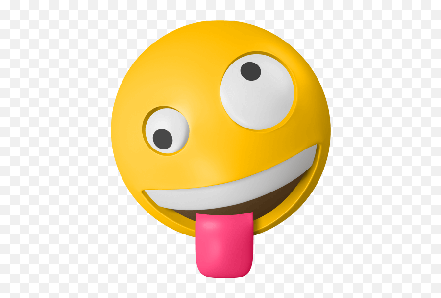 Emoji - Wide Grin,Emoticons Make Crazy Face