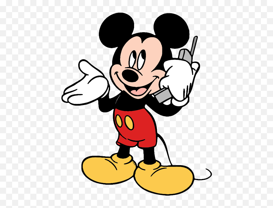Ms - Mickey Mouse With Cellphone Emoji,Mickey Mouse Emotion Coloring Pages