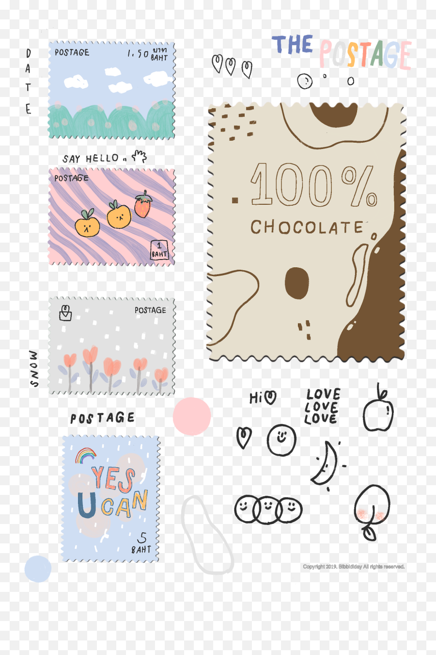 Kartu Kartu Ulang Tahun Buatan Tangan Desain Pamflet - Sticker Emoji,100 Emoji Made In Copyable Pc Text